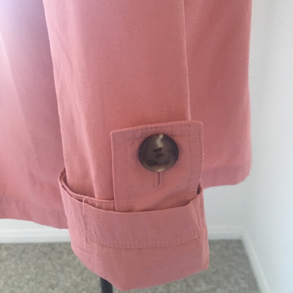 Something Navy Pink Double Breasted Jacket M - image 6